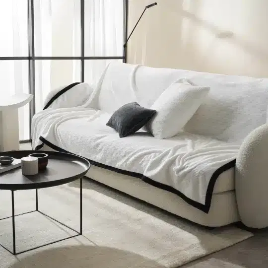 Ριχτάρι Polar Polar White Blue Διθέσιου Καναπέ 180x250cm