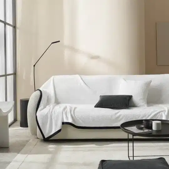 Ριχτάρι Polar Polar White Blue Τριθέσιου Καναπέ 180x300cm