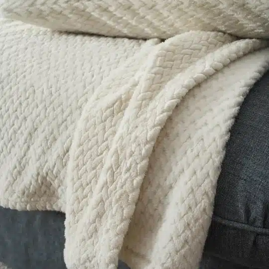 Ριχτάρι Cinnabar Ecru Διθέσιου Καναπέ 180x250cm