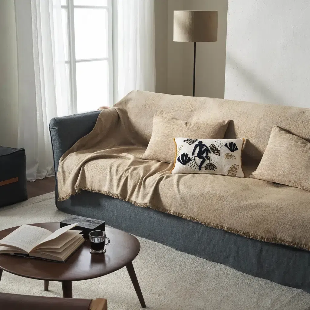 Ριχτάρι Διθέσιου Καναπέ 180x250cm Zephyr Sesame Beige