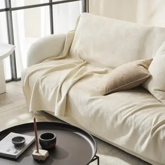 Ριχτάρι Nimbus Ecru Τριθέσιου Καναπέ 180x310cm