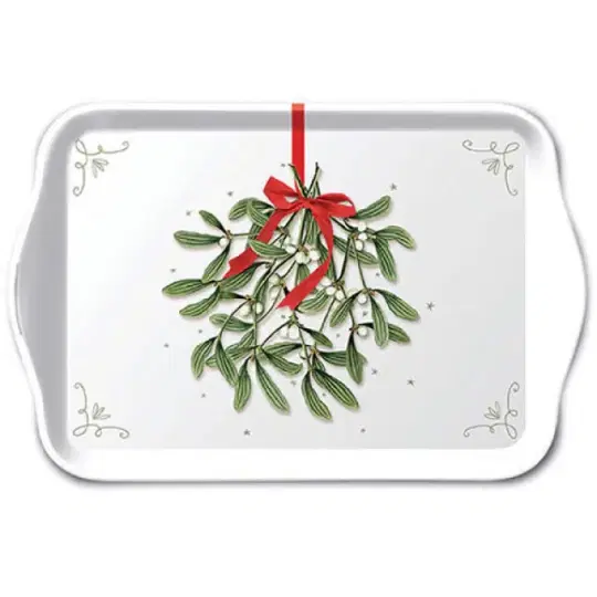 Δισκάκι Σερβιρίσματος Μελαμίνη13x21cm With Bow White