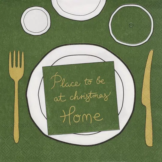 Raeder - Χριστουγεννιάτικη Χαρτοπετσέτα Place To Be At Christmas HOME