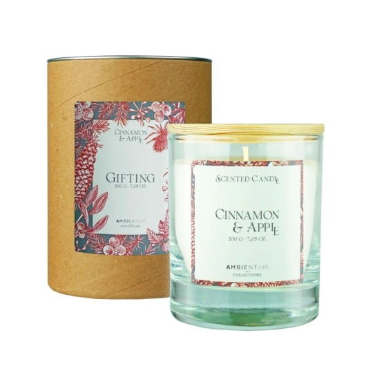 Cinnamon & Apple Φυτικό Αρωματικό Κερί 200gr Special Edt