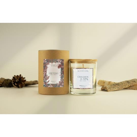 Cinnamon & Apple Φυτικό Αρωματικό Κερί 200gr Special Edt