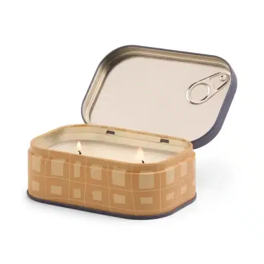 Bordeaux Grape Φυτικό Κερί 127gr σε Μεταλλικό Δοχείο-Κονσέρβα Bistro