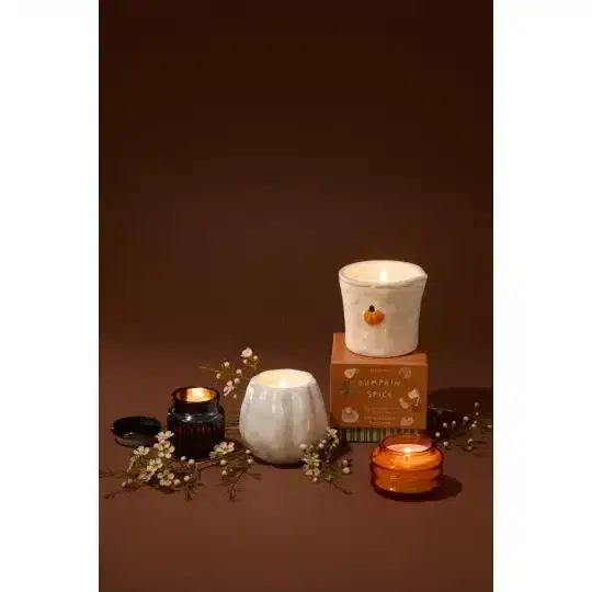 Φυτικό Κερί 226gr Σε Κεραμικό Δοχείο Bistro Pumpkin Ceramic