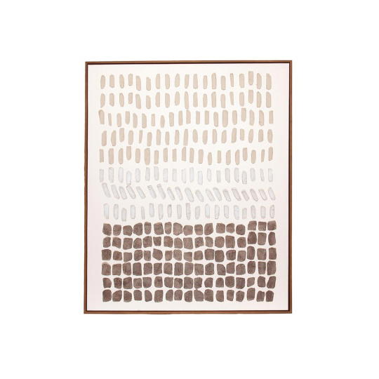 Andrea House - Χειροποίητος Πίνακας Ζωγραφικής Abstract Lusaka 80x100cm