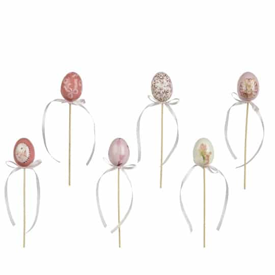 Σετ6 Διακοσμητικά Πασχαλινά Αβγά Foam 6cm