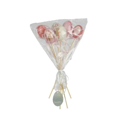 Σετ6 Διακοσμητικά Πασχαλινά Αβγά Foam 6cm